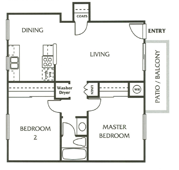 2BR/1BA - Aventerra Apartment Homes