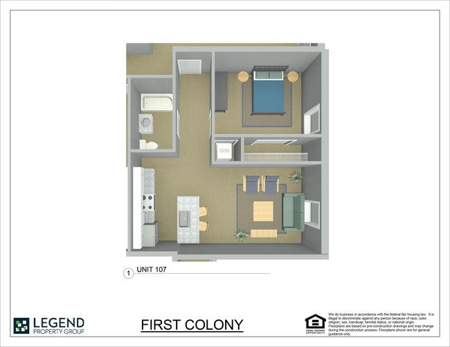 Floorplan - First Colony Flats