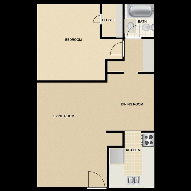 1 BR 1 BA V 693 - Boston Woods