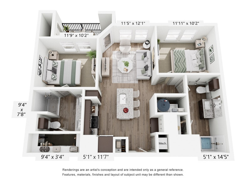 Interior Photo - Huntington Place Seniors Garland