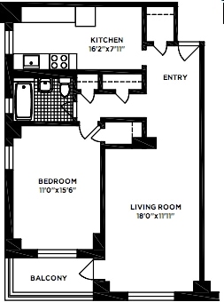 1BR/1BA - 178  Clinton Street