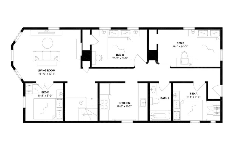 Building Photo - Room in Shared 4 bed/1 bath home