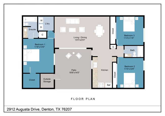 Floorplan - Greenway Patio