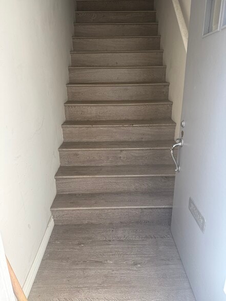 Stairs leading into the apartment - 231 Columbia Pl