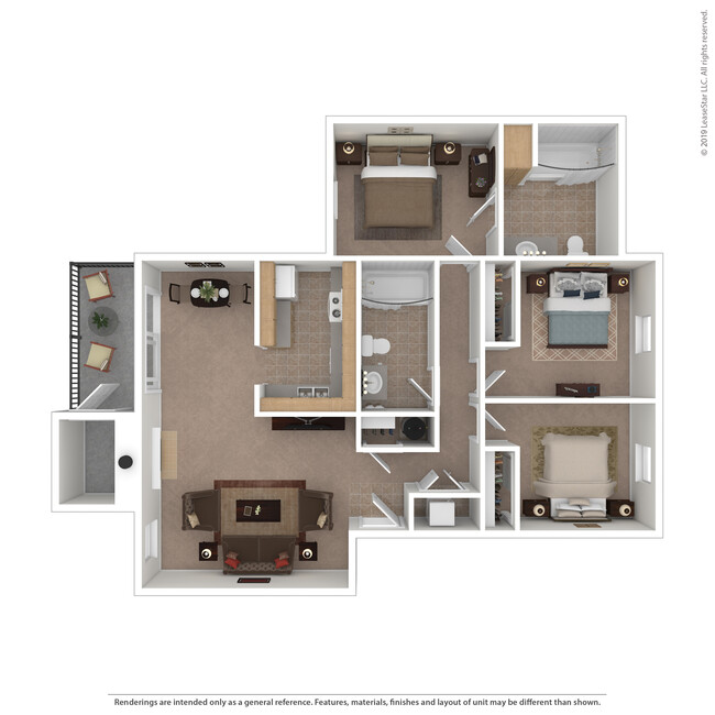 Floorplan - Scenic Pines Apartments