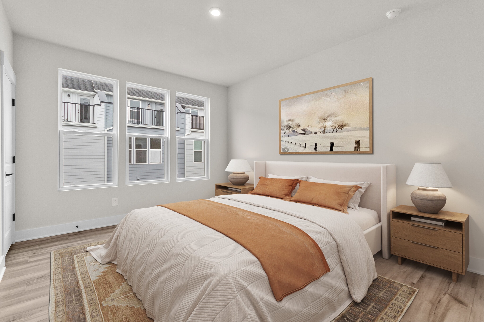 Primary Bedroom Virtual Staging - 1011 Kokomo Ln