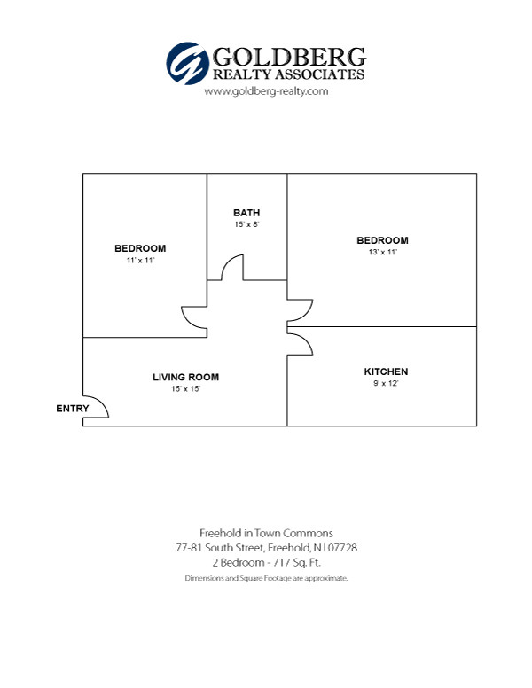 Floorplan - Freehold In-Town Commons