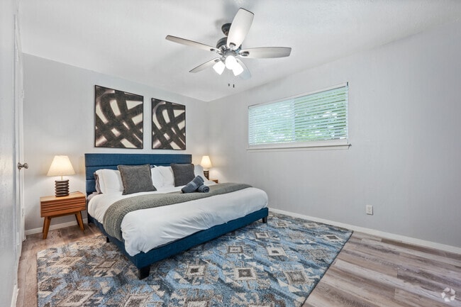 1BR, 1BA - 715SF - Bedroom - Miramonte Villas