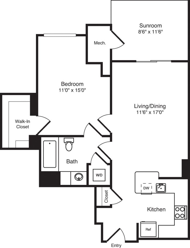 Floorplan - The Prime at Arlington Courthouse