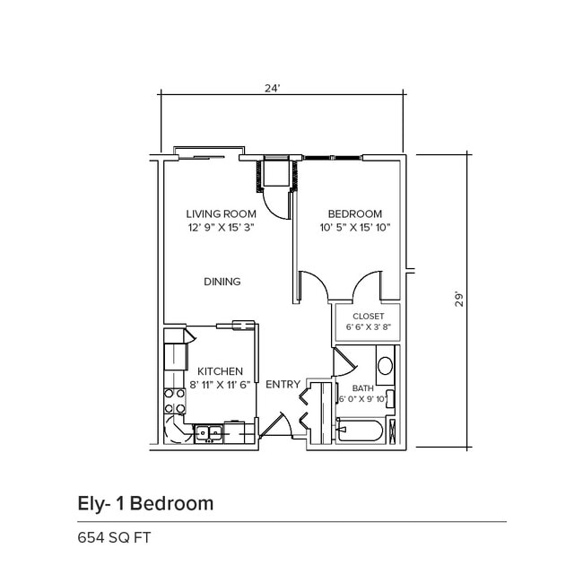 Floorplan - Arbor Pointe Apartments 55+