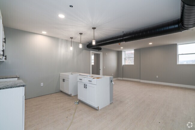 1 BR, 1 BA - 822SF - Living Room - 343 W 4th St