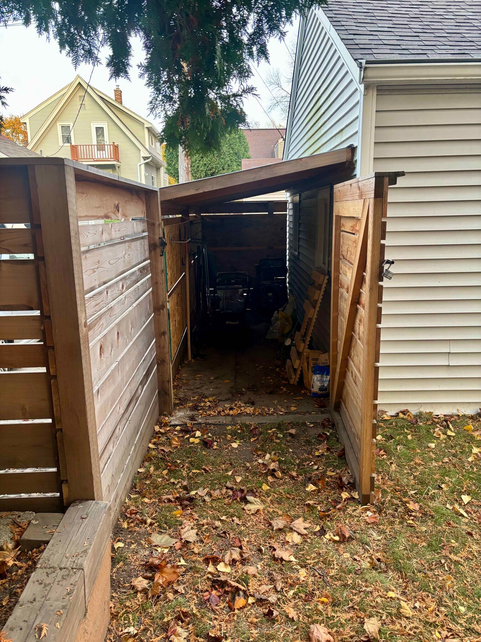 Storage shed off garage - 3276 S Lenox St