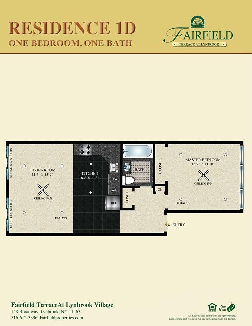 Floorplan - Fairfield Terrace At Lynbrook Village