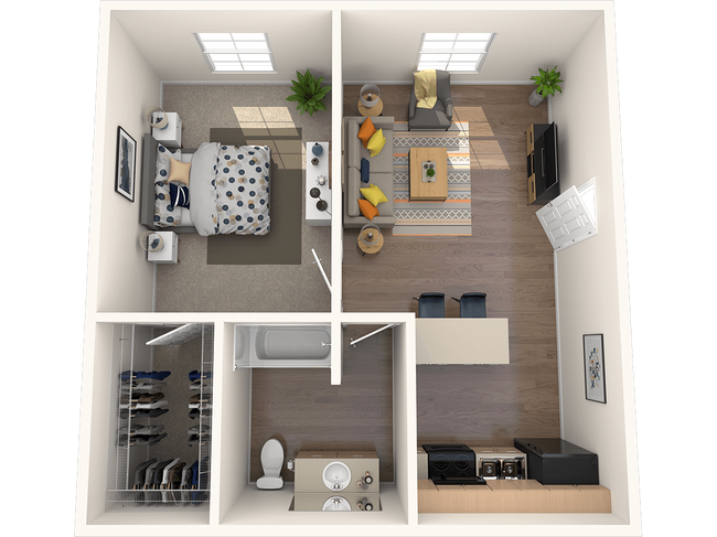 Floorplan - Derby Park Apartments