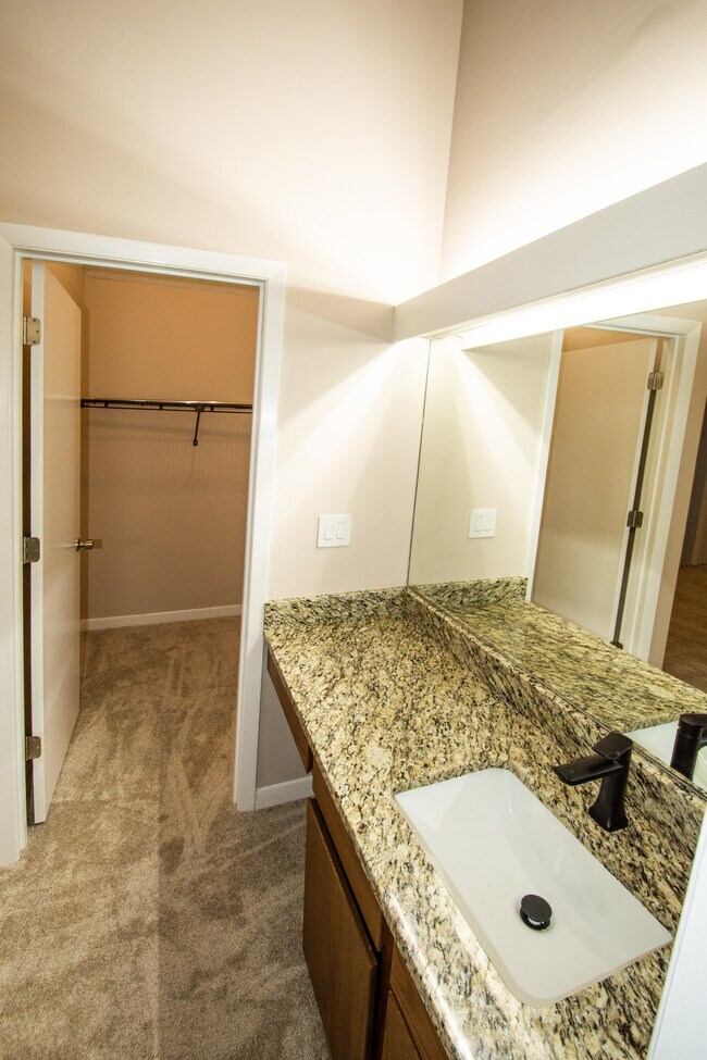 Walk In Closet & Granite in suite make-up area and undermount sink - 115 Beechnut St