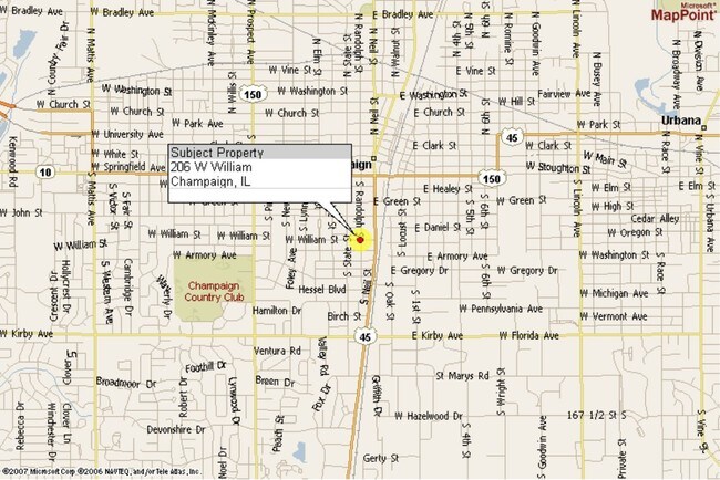 Location Map - 206 W. William