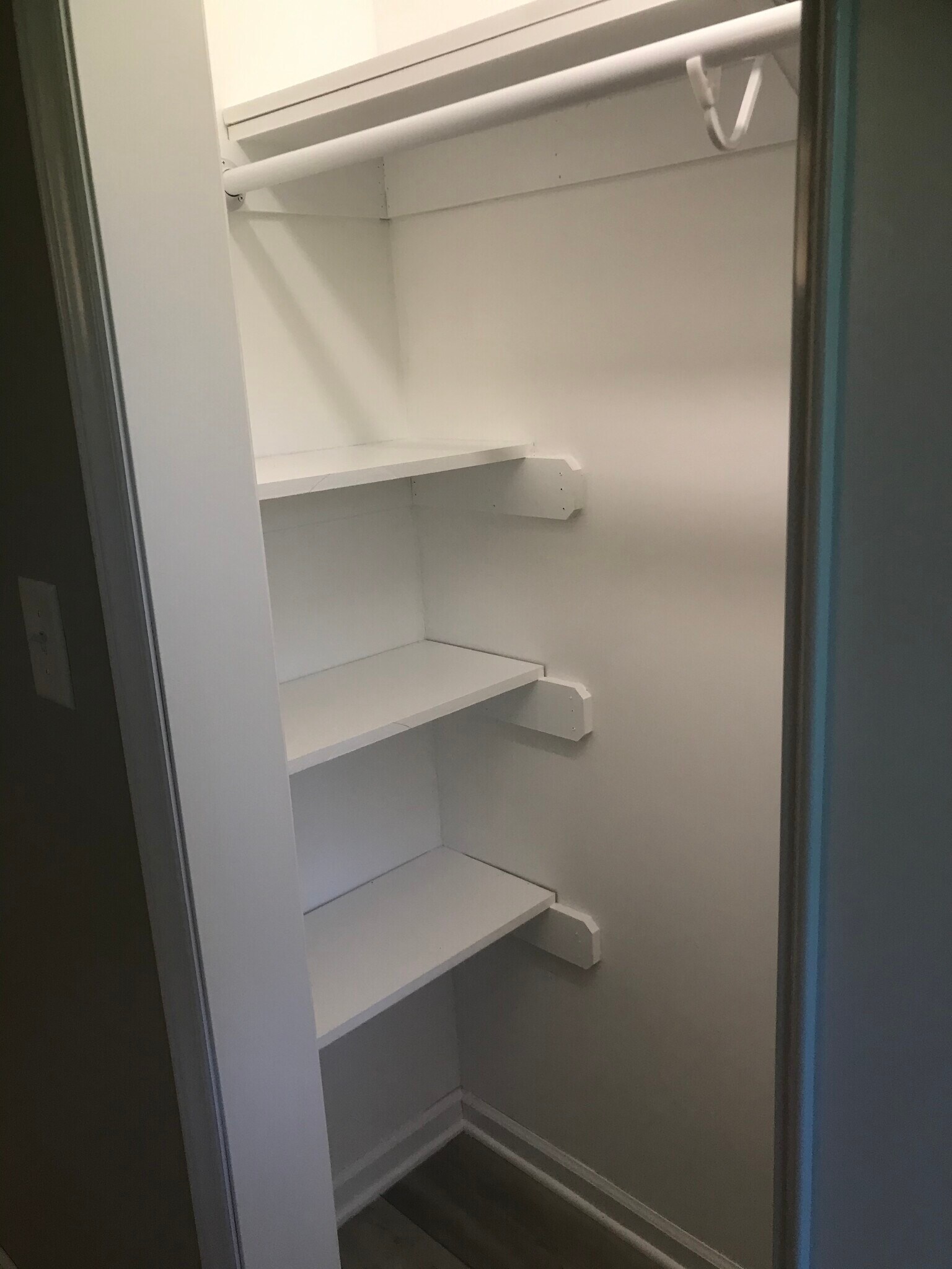 Built-in closet shelves - 4617 Yates Mill Pond Rd