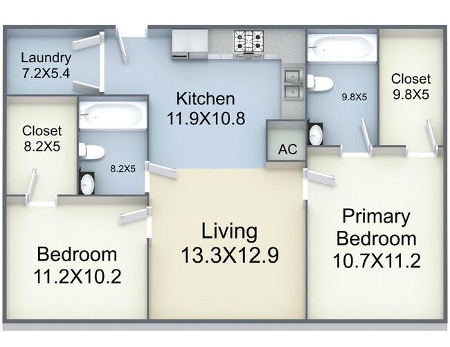 Floorplan - The BonVi Apartments