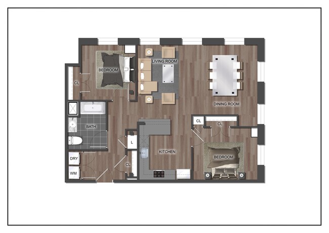 Floorplan - Montgomery Mill Apartments