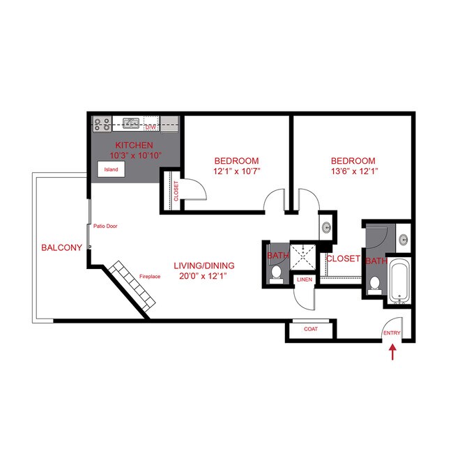 Floorplan - Liv on Steele