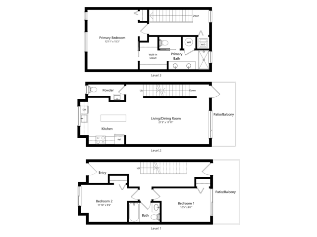 Skyline | 3x2.5 | 1580 sq ft - Traverse North Bend