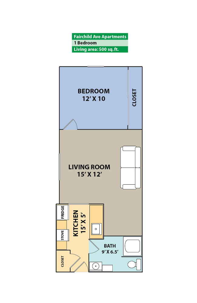 Floorplan - Fairchild Apartments