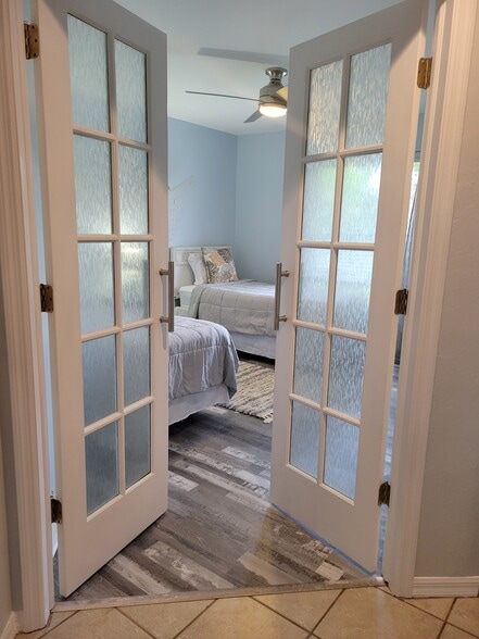 French Doors to Twin Bedroom - 11771 Tawas Ct