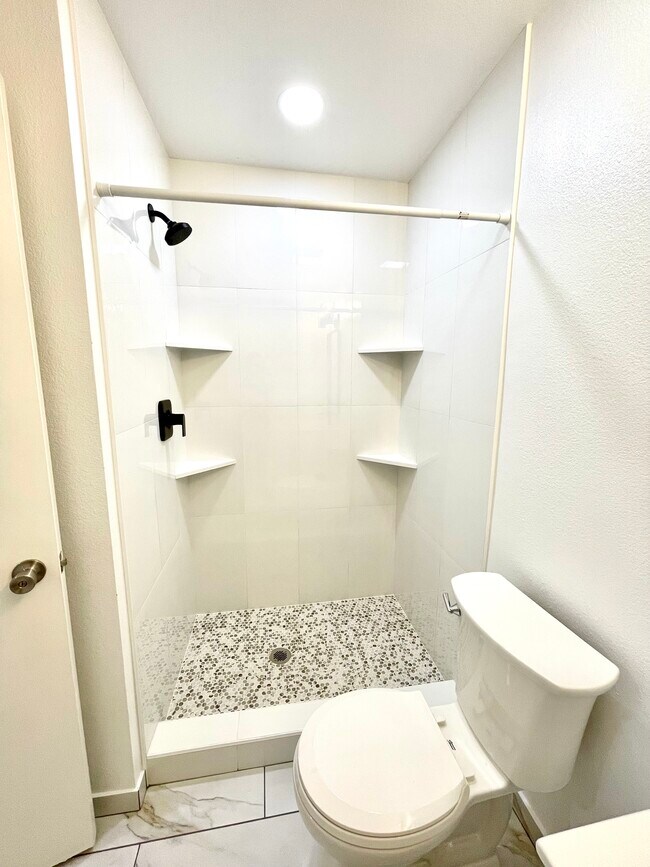 WALK IN SHOWER IN PRIMARY BATH - 42 W 6th Pl
