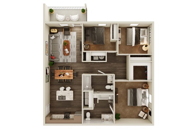 Floorplan - Aurora Apartments