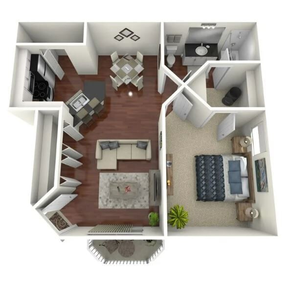 Floorplan - Buffalo Creek Apartments