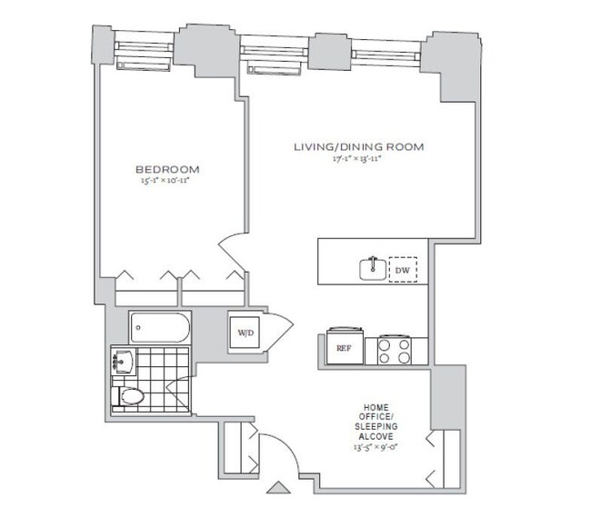 Floorplan - 70 Pine Apartments