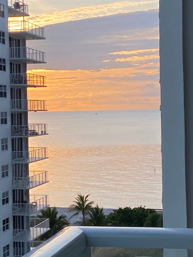 View from the balcony - 1000 S Ocean Blvd