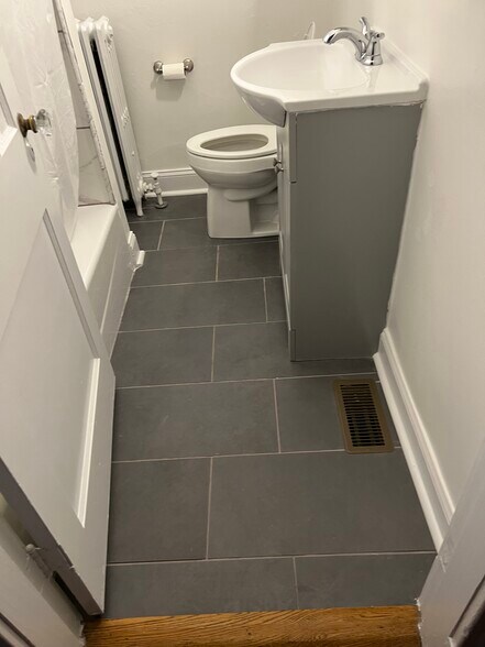 Tile floor - 2808 Floyd Ave