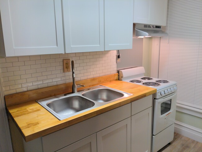 Style E1: 1 bedroom / 1 bath, newly renovated, natural custom-milled built-in woodwork - 21 Depot St