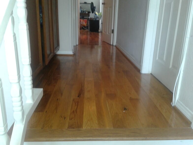 UPPER LEVEL HALLWAY-NEW HARDWOOD FLOORS - 2106 Clark Ln