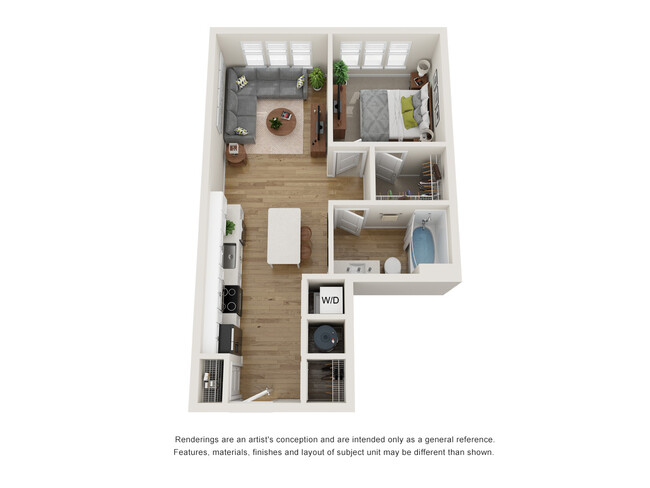 Floorplan - Lake Linganore Apartments