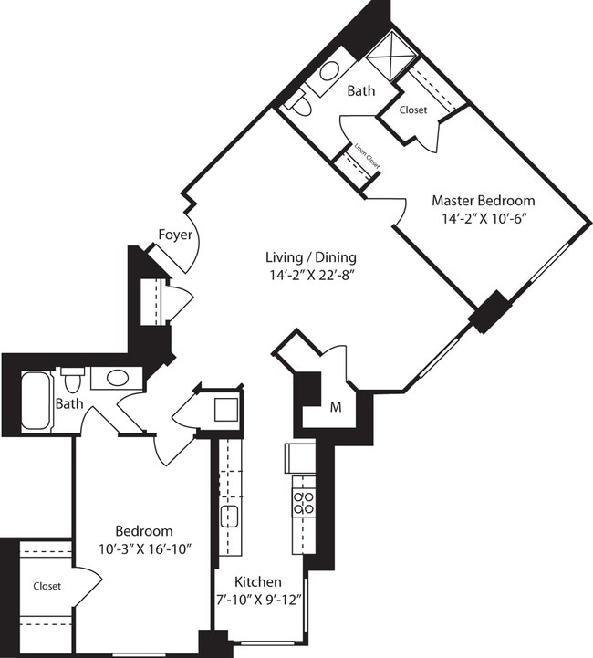 Floorplan - The Prime at Arlington Courthouse