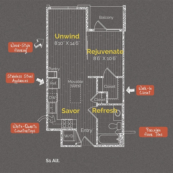 Floorplan - The Maxwell