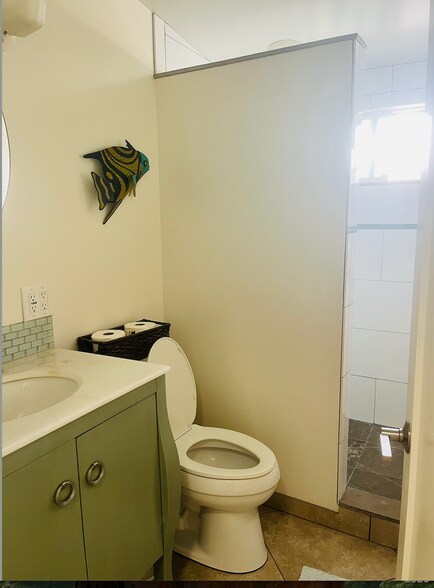 Downstairs bathroom with shower. - 1248 Marthas Vineyard Ct