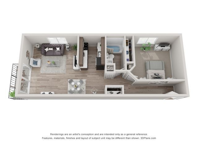 Floorplan - Eagle Creek Apartments