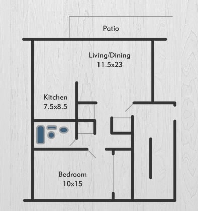 1BR/1BA - Lincolnwood Apartments