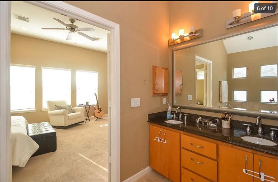 Third Floor Master BR and Bath - 3010 Caroline St