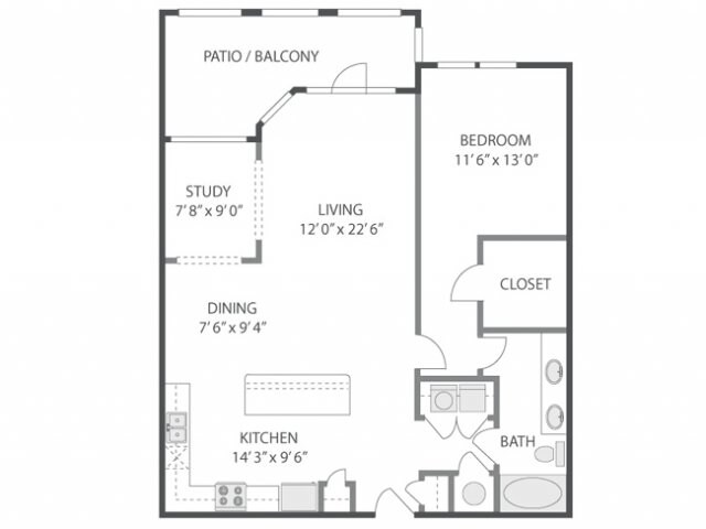 Floorplan - AMLI Quadrangle