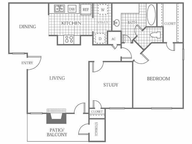 Floorplan - The Arbors of Wells Branch