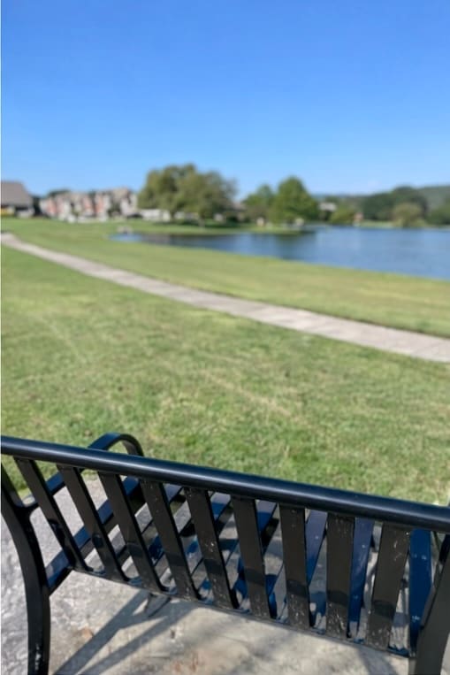 Walking trails have benches for relaxation - 3141 Mallard Point Dr SE