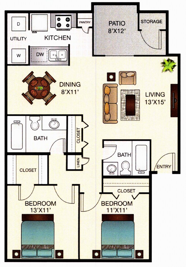 Floorplan - Trinity Mills