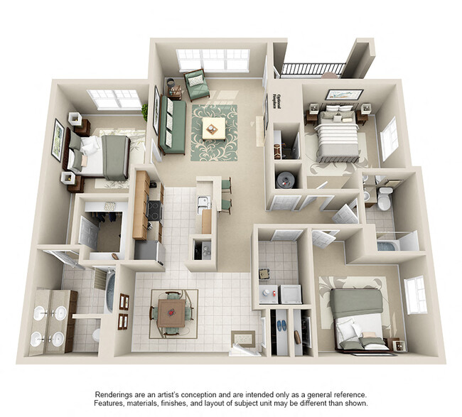 Floorplan - Estancia Apartments