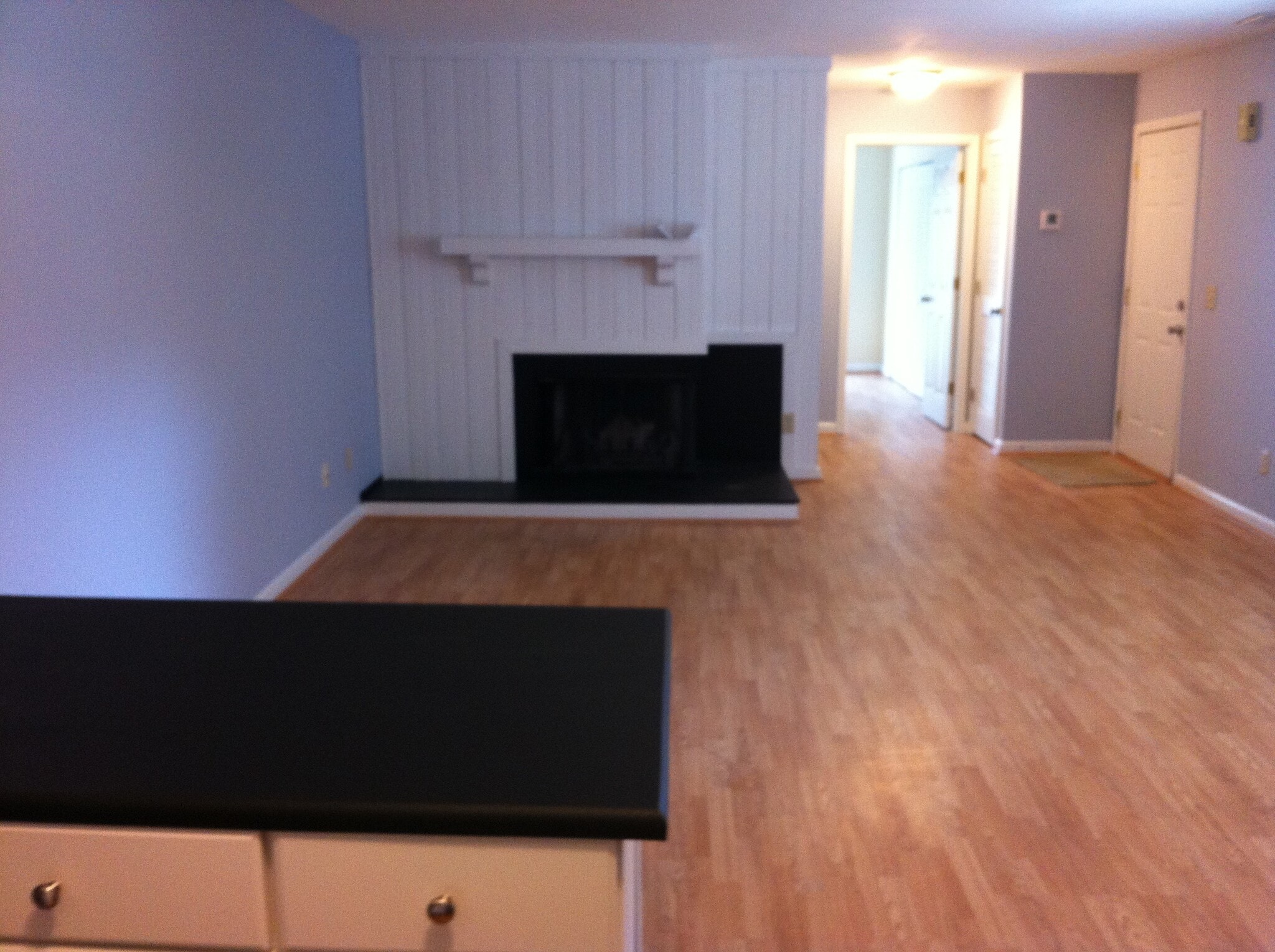 Kitchen view of den - 299 Summerwalk Circle