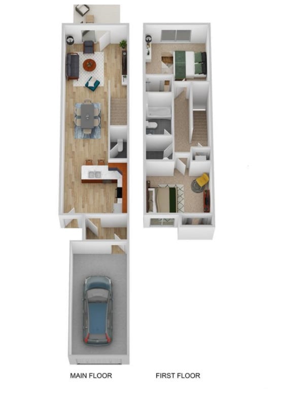 Floorplan - Hosta Townhomes