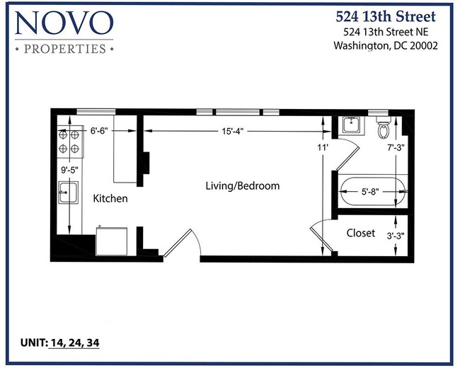 Floorplan - 524 13th Street